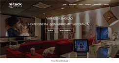 Desktop Screenshot of hi-teck.com.br