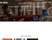 Tablet Screenshot of hi-teck.com.br